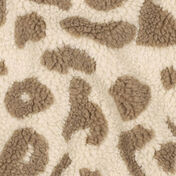 Tkanina teddy s velkým květinovým vzorem v různých barvách